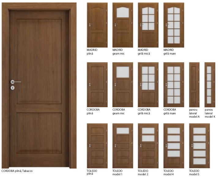 Usi De Interior Porta Doors Cu Furnir Natural Porta Design